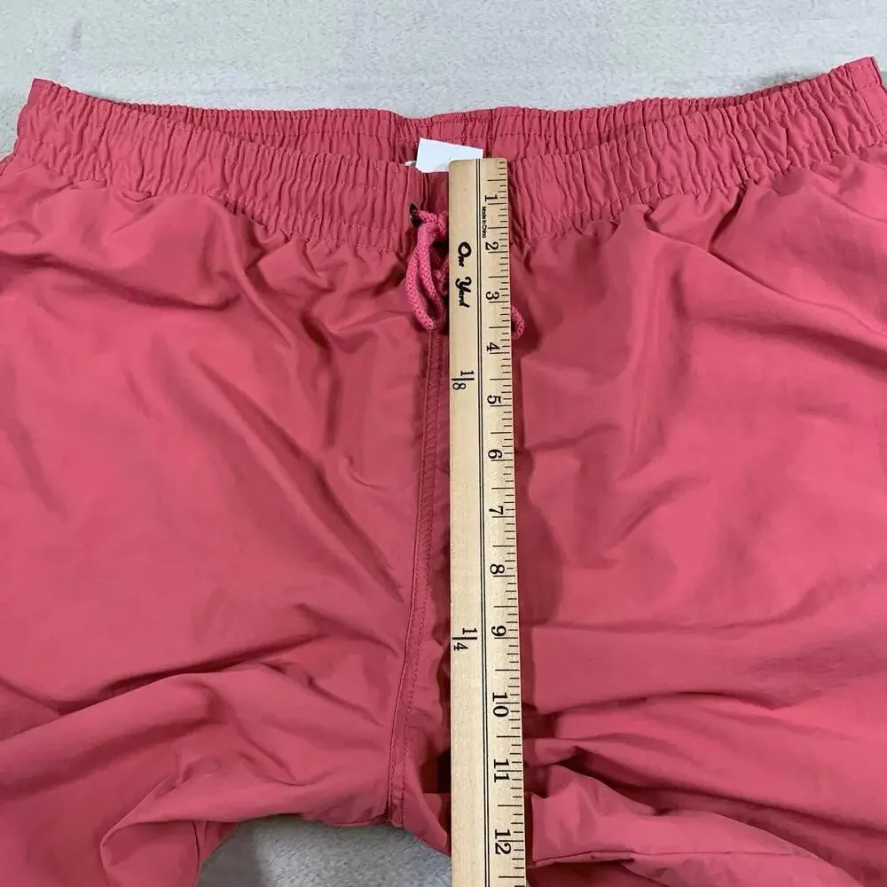 Lacoste Swim Trunks Mens Size 7 Pink Board‎ Shorts Outdoors Swimming Life Guard